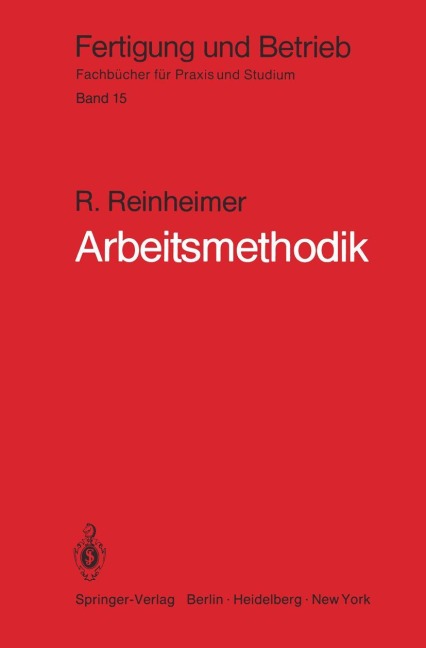 Arbeitsmethodik - R. Reinheimer