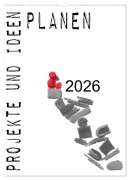 Cover-Bild zum Titel 'Projekte und Ideen planen (Wandkalender 2026 DIN A2 hoch), CALVENDO Monatskalender' von 'Verena Koepp'