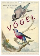 Cover-Bild zum Titel 'Aert Schouman. VÖGEL (Wandkalender 2026 DIN A4 hoch), CALVENDO Monatskalender' von 'Jost Galle'