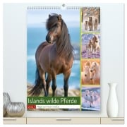 Cover-Bild zum Titel 'Islands wilde Pferde (hochwertiger Premium Wandkalender 2027 DIN A2 hoch), Kunstdruck in Hochglanz' von 'Steffen Gierok-Latniak'