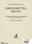Cover-Bild zum Titel 'Lebensmittelrecht  194. Ergänzungslieferung' von ''