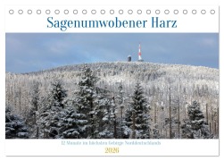 Cover-Bild zum Titel 'Sagenumwobener Harz (Tischkalender 2026 DIN A5 quer), CALVENDO Monatskalender' von 'Thomas Bugdoll'