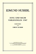 Ding und Raum - U. Claesges, Edmund Husserl