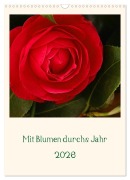 Cover-Bild zum Titel 'Mit Blumen durchs Jahr (Wandkalender 2026 DIN A3 hoch), CALVENDO Monatskalender' von 'Traude Scholz'
