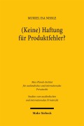 Cover-Bild zum Titel '(Keine) Haftung für Produktfehler?' von 'Muriel Isa Nißle'