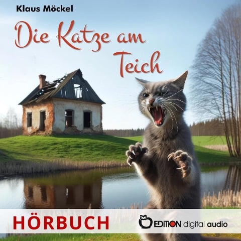 Die Katze am Teich - Klaus Möckel