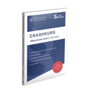 Cover-Bild zum Titel 'CRASHKURS Öffentliches Recht - Thüringen' von 'Dirk Kues'