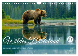 Cover-Bild zum Titel 'Wildes Bärenland (Wandkalender 2026 DIN A4 quer), CALVENDO Monatskalender' von 'Kerstin Waurick'