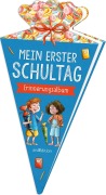 Cover-Bild zum Titel 'Mein erster Schultag - Erinnerungsalbum in Schultüten-Form' von 'Sarah Welk'