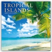 Cover-Bild zum Titel 'Tropical Islands - Tropische Inseln 2026 - 16-Monatskalender' von 'Browntrout Publishers'