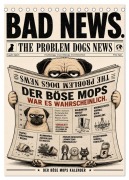 Cover-Bild zum Titel 'Der böse Mops war es wahrscheinlich. (Tischkalender 2027 DIN A5 hoch), CALVENDO Monatskalender' von 'The Problem Dog Club'