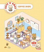Cover-Bild zum Titel 'Cute 'n' Cozy Sticker Therapy: Coffee Shops' von 'Sunita Nahar'