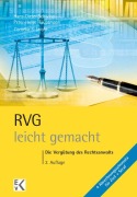 Cover-Bild zum Titel 'RVG  - leicht gemacht' von 'Cornelia S. Leicht'