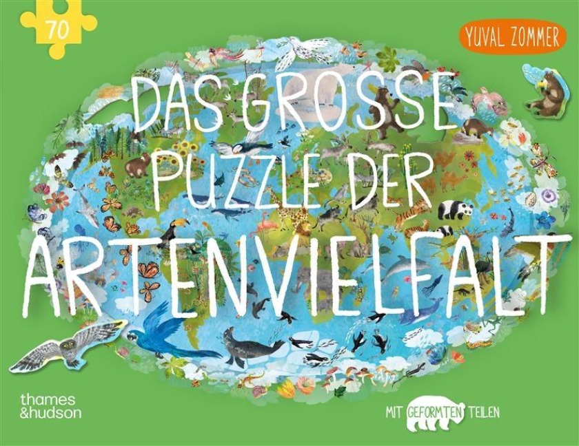 Das große Puzzle der Artenvielfalt - 70 Teile - Yuval Zommer