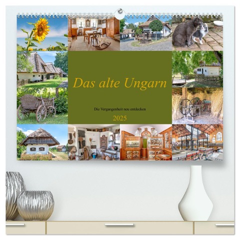 Das alte Ungarn (hochwertiger Premium Wandkalender 2025 DIN A2 quer), Kunstdruck in Hochglanz - Bodo Schmidt