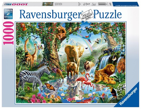 Abenteuer im Dschungel - Puzzle mit 1000 Teilen - 