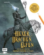 Cover-Bild zum Titel 'Hexer, Drachen, Elfen - die beliebtesten Fantasy-Figuren zeichnen' von 'Hauke Kock'