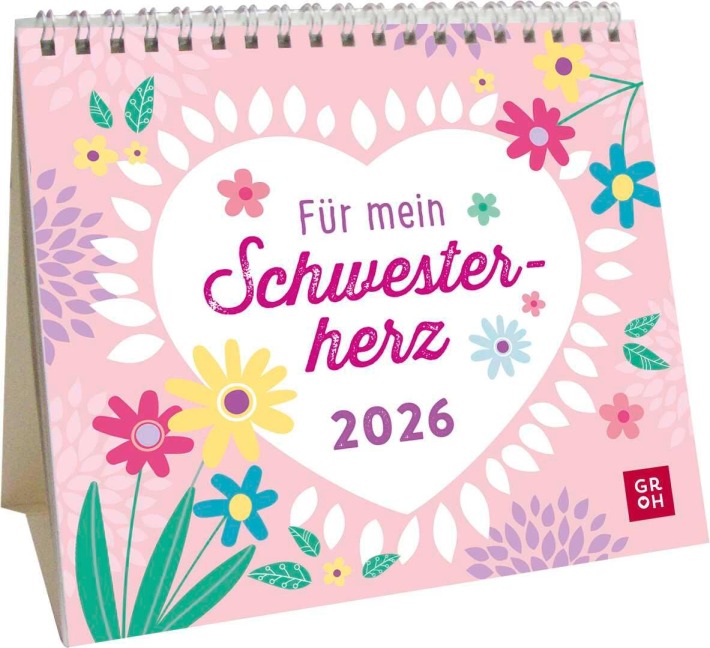 Mini-Kalender 2026: Für mein Schwesterherz - 