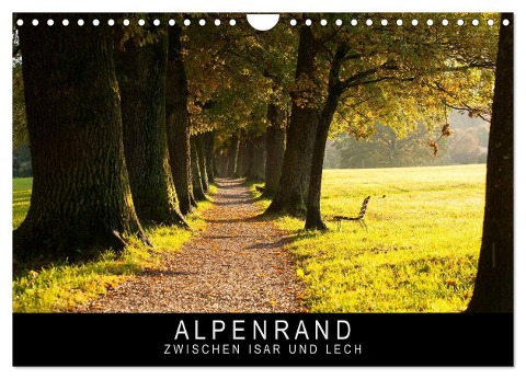 Alpenrand zwischen Isar und Lech (Wandkalender 2024 DIN A4 quer), CALVENDO Monatskalender - Stephan Knödler