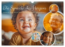 Cover-Bild zum Titel 'Die Sprache des Herzens - Lächeln als Ausdruck der Menschlichkeit durch eine KI in Szene gesetzt (Wandkalender 2026 DIN A3 quer), CALVENDO Monatskalender' von 'Steffen Gierok-Latniak'