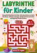 Cover-Bild zum Titel 'Labyrinthe für Kinder ab 5 Jahren - Band 4' von 'Lena Krüger'