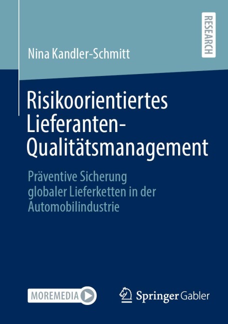 Risikoorientiertes Lieferanten-Qualitätsmanagement - Nina Kandler-Schmitt