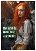 Mia und das Dschungel-Abenteuer (Wandkalender 2024 DIN A4 hoch), CALVENDO Monatskalender - Liselotte Brunner-Klaus