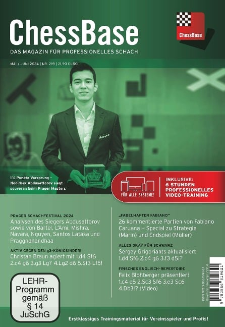 ChessBase Magazin # 219 (Mai / Juni 2024) - 