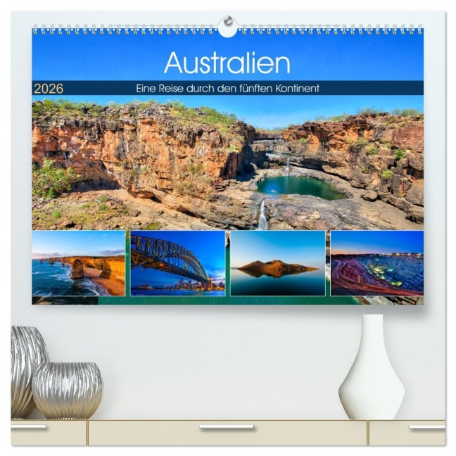 Australien - Travel The Gravel (hochwertiger Premium Wandkalender 2026 DIN A2 quer), Kunstdruck in Hochglanz - Martin Sandrock