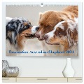 Australian Shepherd 2024 (hochwertiger Premium Wandkalender 2024 DIN A2 quer), Kunstdruck in Hochglanz - Annett Mirsberger