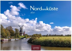 Cover-Bild zum Titel 'Nordseeküste Kalender 2027 - Wandkalender | Fotokalender Deutschland 35x24cm | in 12 eindrucksvollen Bildern - Natur, Gezeiten, Strand und weite Horizonte' von ''