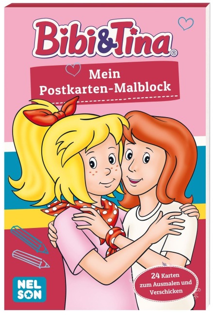 Bibi & Tina: Mein Postkarten-Malblock - 