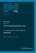 Cover-Bild zum Titel 'DLT-Handelsplattformen' von 'Rolf H. Weber'