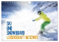 Ski und Snowboard - Leidenschaft im Schnee (Wandkalender 2024 DIN A4 quer), CALVENDO Monatskalender - Val Thoermer