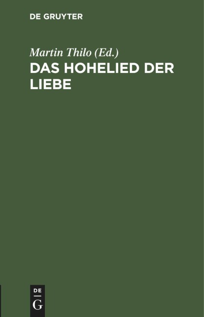 Das Hohelied der Liebe - 