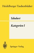 Cover-Bild zum Titel 'Kategorien I' von 'H. Schubert'