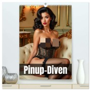 Pinup-Diven (hochwertiger Premium Wandkalender 2026 DIN A2 hoch), Kunstdruck in Hochglanz - Ally Bee