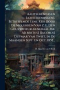 Cover-Bild zum Titel 'Aanteekeningen [aantekeningen], Betreffende Eene Reis Door De Molukken Van Z. E. Den Gouverneur-generaal Mr. A[lbertus] J[acobus] Duymar Van Twist, In De Maanden Sept. En Oct. 1855...' von ''
