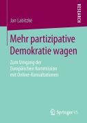 Cover-Bild zum Titel 'Mehr partizipative Demokratie wagen' von 'Jan Labitzke'