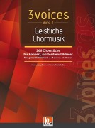 Cover-Bild zum Titel '3 voices Band 2 - Geistliche Chormusik' von ''