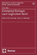 Cover-Bild zum Titel 'Exemplary Damages nach englischem Recht' von 'Lukas Fedler'