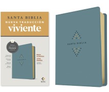 Cover-Bild zum Titel 'Biblia Ultrafina Ntv, Letra Grande Con Filament (Sentipiel, Azul Sereno, Letra Roja)' von ''