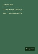 Cover-Bild zum Titel 'Die Leute von Seldwyla' von 'Gottfried Keller'
