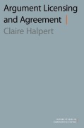 Cover-Bild zum Titel 'Argument Licensing and Agreement' von 'Claire Halpert'