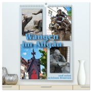 Cover-Bild zum Titel 'Wangen im Allgäu und seine schönen Brunnen (hochwertiger Premium Wandkalender 2026 DIN A2 hoch), Kunstdruck in Hochglanz' von 'Walter J. Richtsteig'