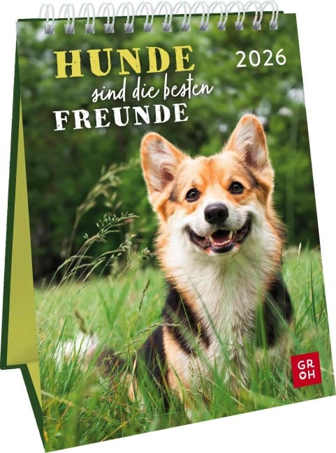 Wochenkalender 2026: Hunde sind die besten Freunde - 