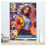 Cover-Bild zum Titel 'Urban Dancer. Streetstyle-Szene-Illustrationen (hochwertiger Premium Wandkalender 2026 DIN A2 hoch), Kunstdruck in Hochglanz' von 'Rose Hurley'