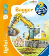 Cover-Bild zum Titel 'tiptoi® Wieso? Weshalb? Warum? junior - Bagger' von 'Inka Friese'