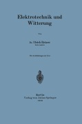 Cover-Bild zum Titel 'Elektrotechnik und Witterung' von 'U. Retzow'