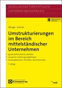Cover-Bild zum Titel 'Umstrukturierungen im Bereich mittelständischer Unternehmen' von 'Jochen Ettinger, Markus Schmitz'